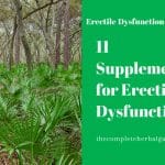 11 Supplements for Erectile Dysfunction