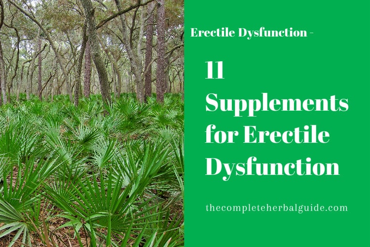 11 Supplements for Erectile Dysfunction
