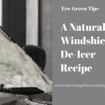 A Natural Windshield De-Icer Recipe