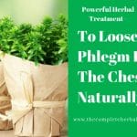 To Loosen Phlegm In The Chest Naturally