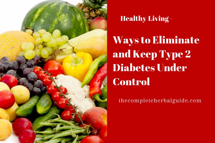 Ways to Eliminate and Keep Type 2 Diabetes Under Control