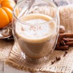 Pumpkin spice latte with spice
