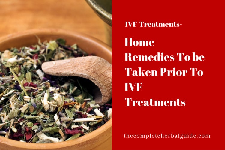 Home Remedies To be Taken Prior To IVF Treatments