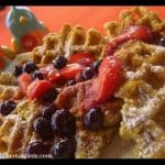 Vegan Pinole-Chia Waffles